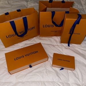 authentic louis vuitton gift bags received with purchase !
